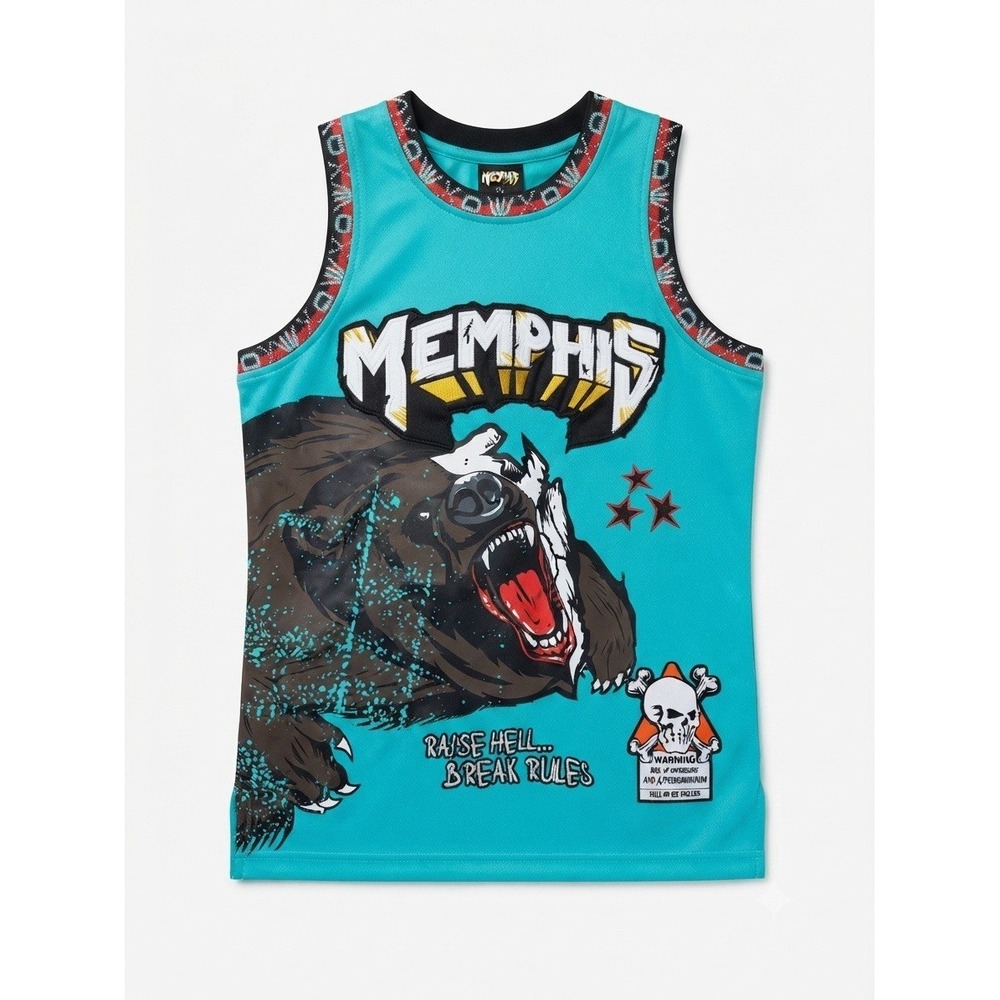 Memphis Grizzlies Youth Kids Jersey XS Morant Brand X New Logo Team